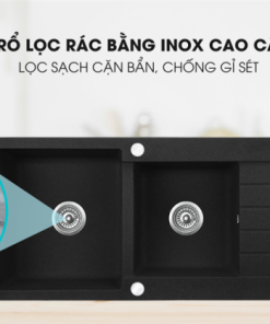 Chậu rửa chén đá Granite Ecalite EFS-2005.11559B