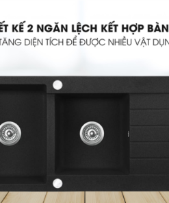 Chậu rửa chén đá Granite Ecalite EFS-2005.11559B - 8