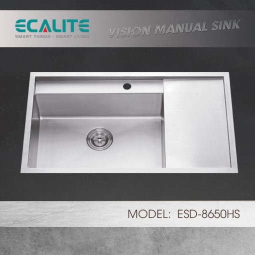 Chậu rửa chén Inox Ecalite ESD-8650HS - 1