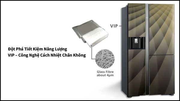 Tủ Lạnh Hitachi Inverter 569 Lít R-FM800XAGGV9X DIA - 11