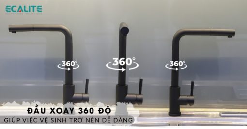 Vòi rửa chén nóng lạnh Ecalite EF-K185B