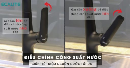Vòi rửa chén nóng lạnh Ecalite EF-K572B - 13