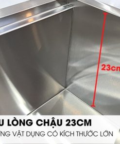 Chậu rửa chén Inox Ecalite ESD-7848HS - 18