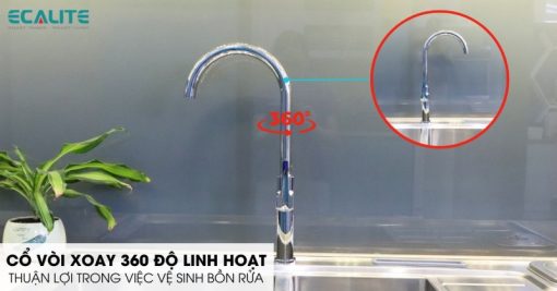 Vòi rửa chén nóng lạnh Ecalite EF-H074C