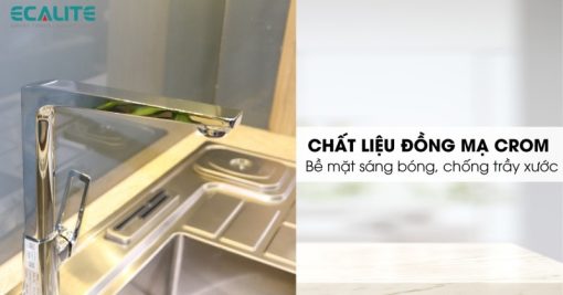 Vòi rửa chén nóng lạnh Ecalite EF-H131C - 9