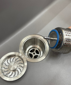 Chậu rửa chén đá Granite 1 hộc lớn Ecalite EGS-6006.8651LG