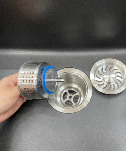 Chậu rửa chén đá Granite 2 hộc Ecalite EGS-6005.28648HB - 8 Chậu rửa chén đá Granite 2 hộc Ecalite EGS-6005.28648HB