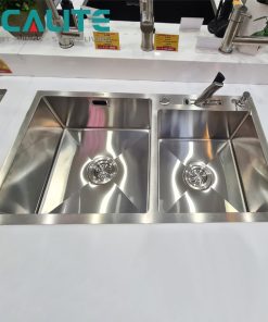 Chậu rửa chén Inox 2 hộc Ecalite ESD-8245HC - 13 Chậu rửa chén Inox 2 hộc Ecalite ESD-8245HC