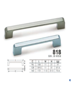 Tay nắm nhôm Euronox ENH16.128