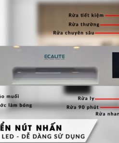 Máy rửa chén mini Ecalite EDW-SMS6080WH - 12 Máy rửa chén mini Ecalite EDW-SMS6080WH