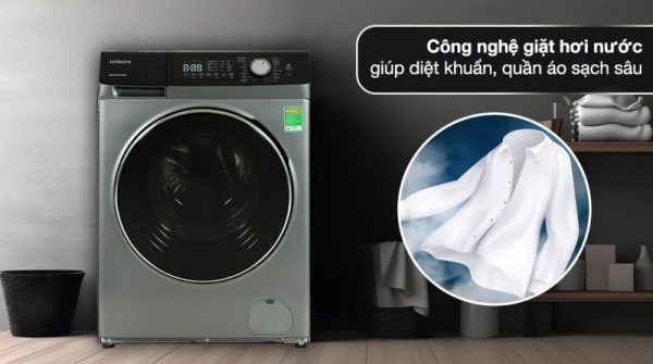 Máy giặt sấy Hitachi Inverter giặt 8.5 kg - sấy 5 kg BD-D852HVOS - 13