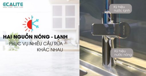 Vòi rửa chén nóng lạnh Ecalite EF-H073C