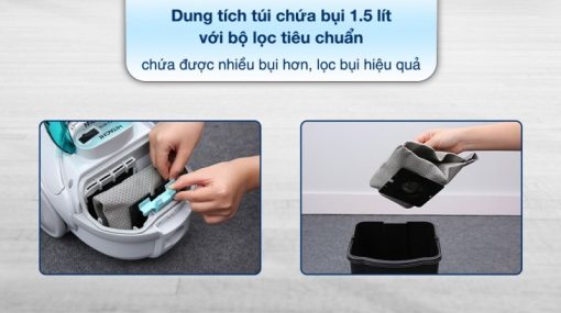 Máy hút bụi dạng hộp Hitachi CV-BF16 - 9