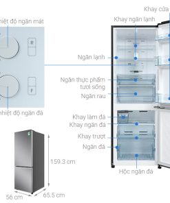 Tủ lạnh Hitachi Inverter 275 lít R-B330PGV8 BSL - 25
