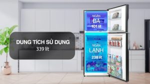 Tủ Lạnh Hitachi Inverter 339 Lít R-FVX450PGV9 GBK - 39