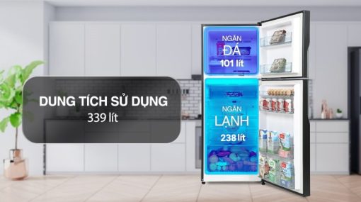 Tủ Lạnh Hitachi Inverter 339 Lít R-FVX450PGV9 GBK - 19
