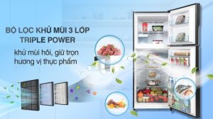 Tủ Lạnh Hitachi Inverter 339 Lít R-FVX450PGV9 GBK - 37