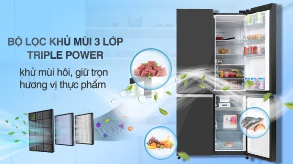 Tủ Lạnh Hitachi Inverter 569 Lít R-WB640PGV1 GMG - 9