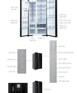Tủ lạnh Hitachi Inverter 573 lít R-SX800GPGV0 GBK - 19