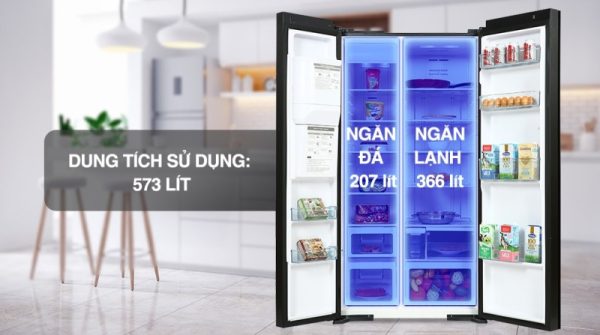 Tủ lạnh Hitachi Inverter 573 lít R-SX800GPGV0 GBK - 15