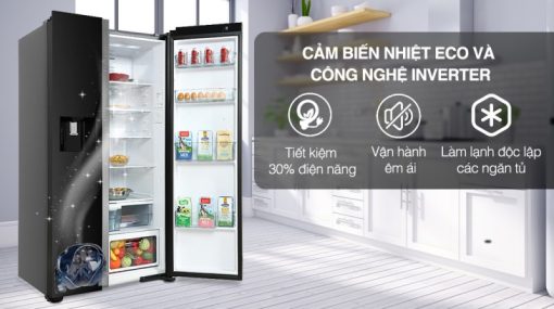 Tủ lạnh Hitachi Inverter 573 lít R-SX800GPGV0 GBK - 13