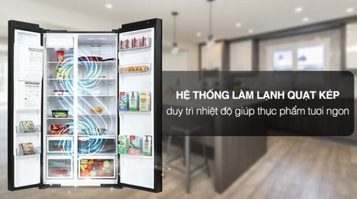Tủ lạnh Hitachi Inverter 573 lít R-SX800GPGV0 GBK - 11