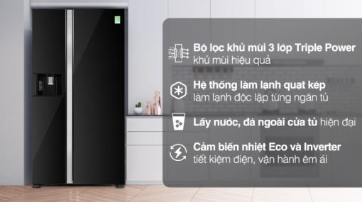 Tủ lạnh Hitachi Inverter 573 lít R-SX800GPGV0 GBK - 5