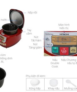 Nồi cơm điện 1.8L Hitachi RZ-D18VFY - 23