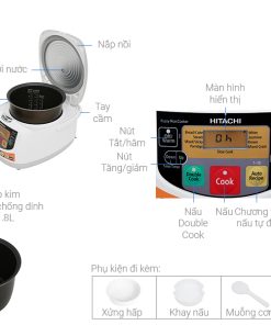 Nồi cơm điện Hitachi 1.8 lít RZ-D18XFY - 19