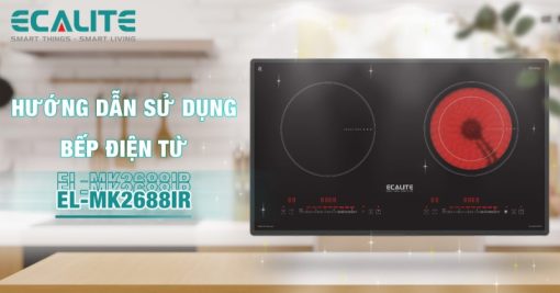 Bếp 1 điện 1 từ kết hợp Ecalite EL-MK2688IR