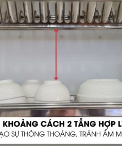 Kệ chén cố định tủ trên Ecalite EL-BV90H - 16 Kệ chén cố định tủ trên Ecalite EL-BV80H