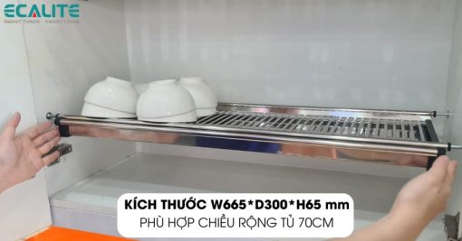 Kệ chén cố định tủ trên Ecalite EL-BV70H - 7