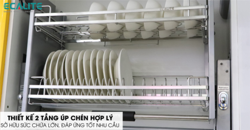 Kệ chén di động tủ trên Ecalite EL-BL70SS