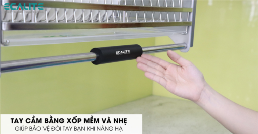 Kệ chén di động tủ trên Ecalite EL-BL80SS - 8