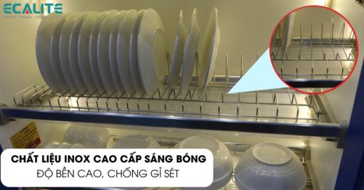 Kệ chén cố định tủ trên Ecalite EL-BR70S
