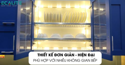 Kệ chén cố định tủ trên Ecalite EL-BR90S