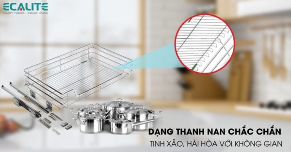 Kệ xoong nồi tủ dưới Ecalite EL-EP8003B