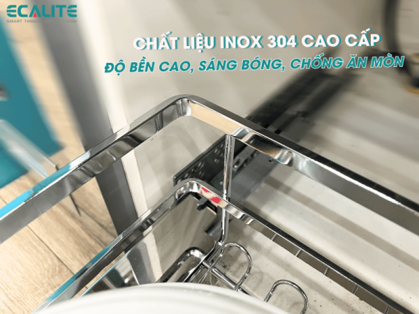 Kệ xoong nồi tủ dưới Ecalite EL-EP8003SC - 4