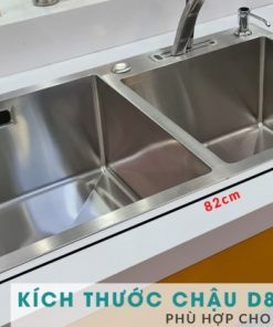 Chậu rửa chén Inox 2 hộc Ecalite ESD-8245HC - 20 Chậu rửa chén Inox 2 hộc Ecalite ESD-8245HC