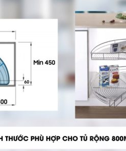 Mâm xoay 1/2 Ecalite EL-NH180S