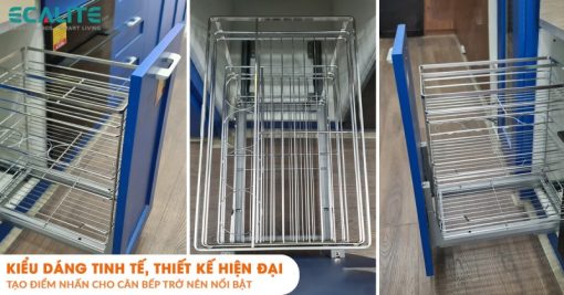 Kệ đựng gia vị, chai lọ Ecalite EL-NP30B - 4