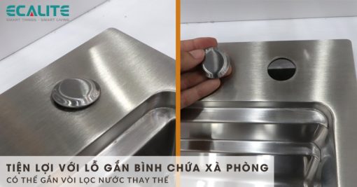 Chậu rửa chén Inox Ecalite ESD-8250HS