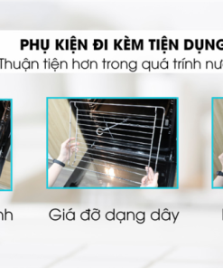 Lò nướng âm tủ Ecalite EOV-JA7060BL - Dung tích 72L