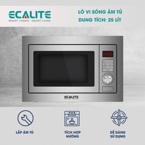 Lò vi sóng âm tủ Ecalite EMW-2560JS 25l - 1