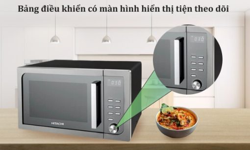 Lò vi sóng kết hợp nướng 23 lít Hitachi HMR-DG2312 - 5