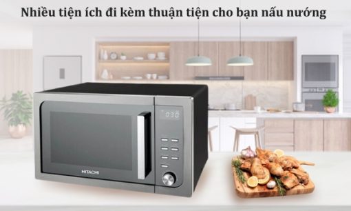 Lò vi sóng kết hợp nướng 23 lít Hitachi HMR-DG2312 - 3