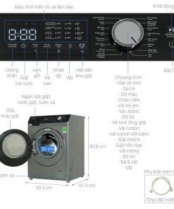 Máy giặt Hitachi Inverter 10.5 kg BD-1054HVOS - 24 Máy giặt Hitachi Inverter 10.5 kg BD-1054HVOS - 23