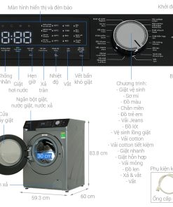 Máy giặt Hitachi Inverter 9.5 kg BD-954HVOS - 17