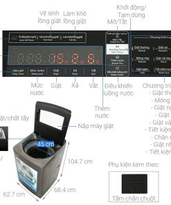 Máy giặt Hitachi Inverter 14kg SF-140TCV - 22 Máy giặt Hitachi Inverter 14kg SF-140TCV - 21