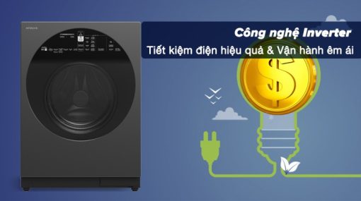 Máy giặt sấy Hitachi Inverter giặt 12 kg - sấy 8 kg BD-D120XGV - 23